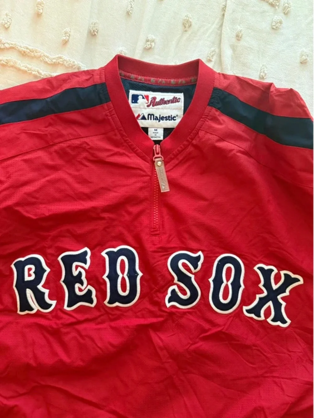 Vintage Majestic Boston Red Sox Authentic Collection Batting Jacket